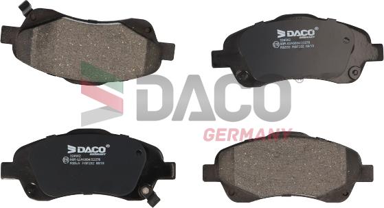 DACO Germany 324562 - Bremžu uzliku kompl., Disku bremzes adetalas.lv