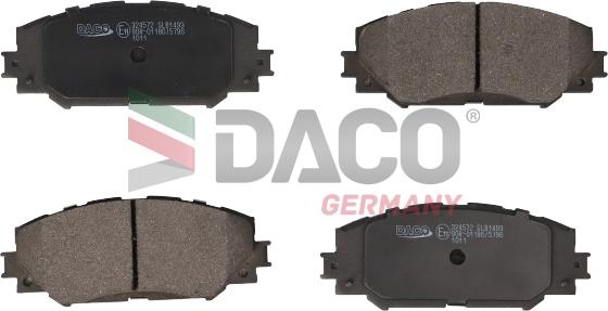 DACO Germany 324577 - Bremžu uzliku kompl., Disku bremzes adetalas.lv