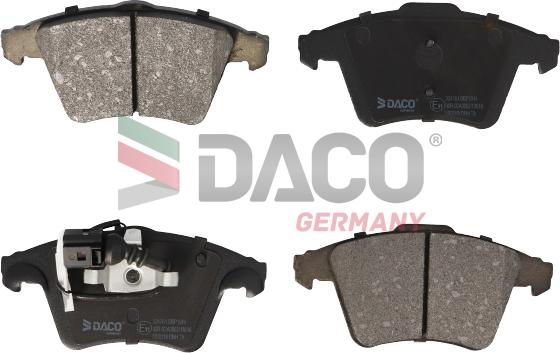 DACO Germany 324761 - Bremžu uzliku kompl., Disku bremzes adetalas.lv