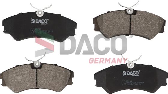 DACO Germany 324728 - Bremžu uzliku kompl., Disku bremzes adetalas.lv