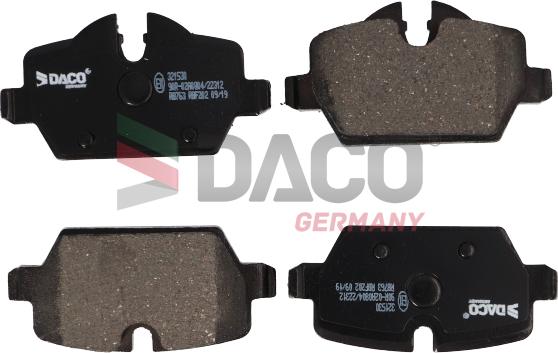 DACO Germany 321530 - Bremžu uzliku kompl., Disku bremzes adetalas.lv