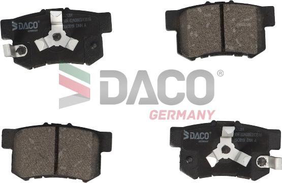 DACO Germany 321201 - Bremžu uzliku kompl., Disku bremzes adetalas.lv