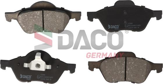 DACO Germany 323948 - Bremžu uzliku kompl., Disku bremzes adetalas.lv