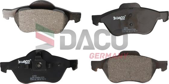 DACO Germany 323954 - Bremžu uzliku kompl., Disku bremzes adetalas.lv