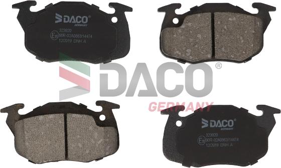 DACO Germany 323920 - Bremžu uzliku kompl., Disku bremzes adetalas.lv