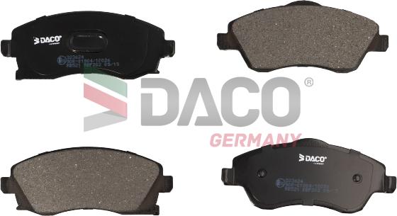 DACO Germany 323624 - Bremžu uzliku kompl., Disku bremzes adetalas.lv