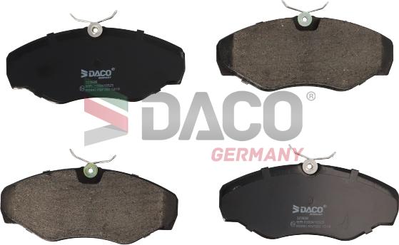 DACO Germany 323626 - Bremžu uzliku kompl., Disku bremzes adetalas.lv