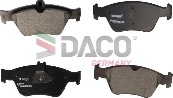 DACO Germany 323330 - Bremžu uzliku kompl., Disku bremzes adetalas.lv