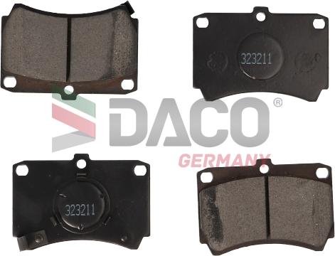 DACO Germany 323211 - Bremžu uzliku kompl., Disku bremzes adetalas.lv