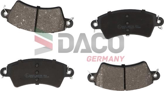 DACO Germany 323736 - Bremžu uzliku kompl., Disku bremzes adetalas.lv