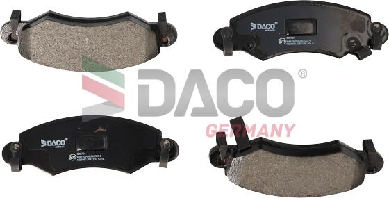 DACO Germany 323724 - Bremžu uzliku kompl., Disku bremzes adetalas.lv