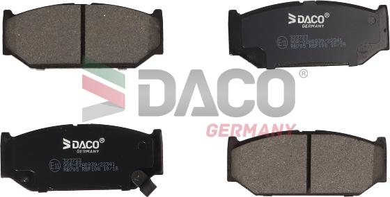 DACO Germany 323723 - Bremžu uzliku kompl., Disku bremzes adetalas.lv