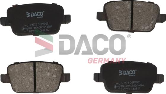 DACO Germany 322572 - Bremžu uzliku kompl., Disku bremzes adetalas.lv