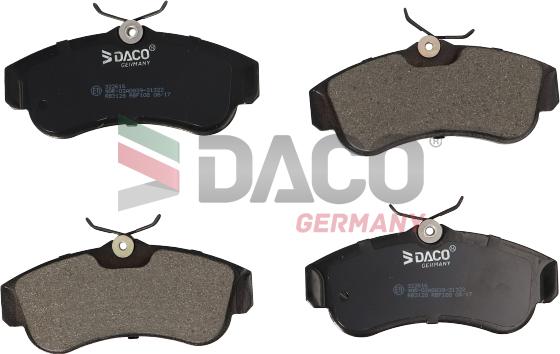 DACO Germany 322616 - Bremžu uzliku kompl., Disku bremzes adetalas.lv