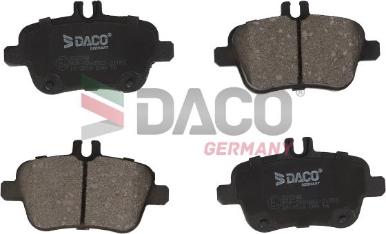 DACO Germany 322348 - Bremžu uzliku kompl., Disku bremzes adetalas.lv