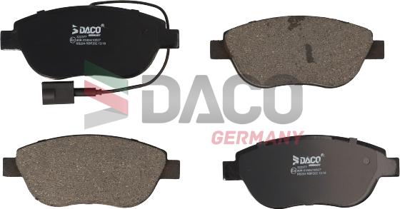 DACO Germany 322377 - Bremžu uzliku kompl., Disku bremzes adetalas.lv