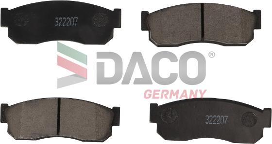 DACO Germany 322207 - Bremžu uzliku kompl., Disku bremzes adetalas.lv