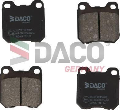 DACO Germany 322701 - Bremžu uzliku kompl., Disku bremzes adetalas.lv