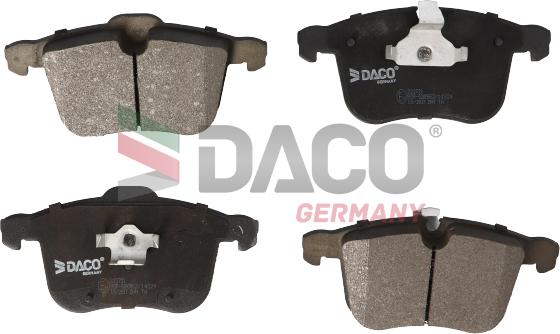 DACO Germany 322721 - Bremžu uzliku kompl., Disku bremzes adetalas.lv