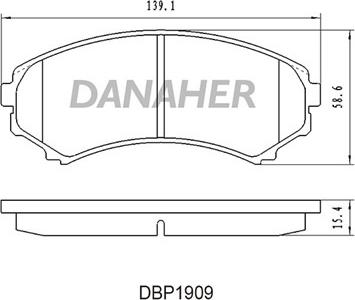 DJ Parts BP1018 - Bremžu uzliku kompl., Disku bremzes adetalas.lv