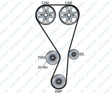 Dayco 941128 - Zobsiksna adetalas.lv