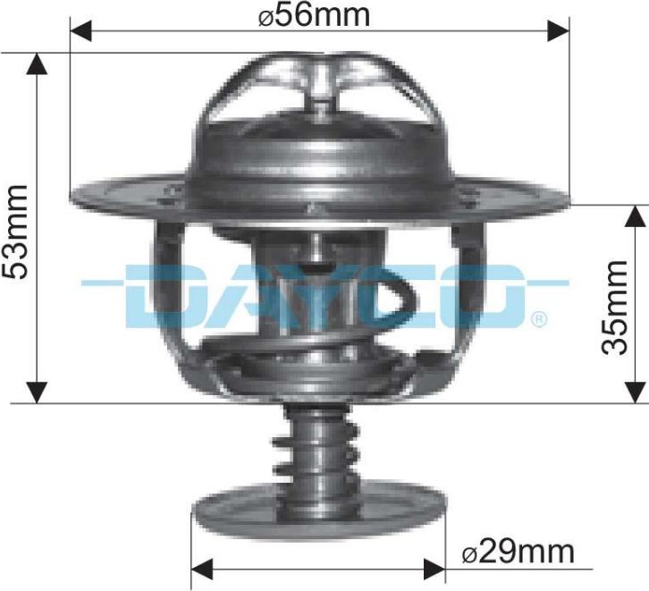 DAYCO-AU DT39A - Termostats, Dzesēšanas šķidrums adetalas.lv