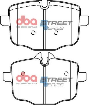 DBA Australia DB15109XP - Augstas veiktspējas bremžu uzliku komplekts adetalas.lv