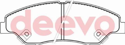 DEEVO BP59200 - Bremžu uzliku kompl., Disku bremzes adetalas.lv