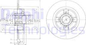 Delphi BG9029RSC - Bremžu diski adetalas.lv