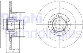 Delphi BG9024RSC - Bremžu diski adetalas.lv