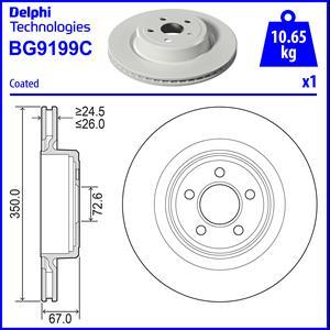 Delphi BG9199C - Bremžu diski adetalas.lv