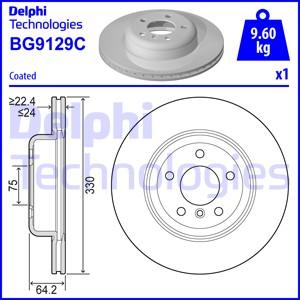 Delphi BG9129C - Bremžu diski adetalas.lv