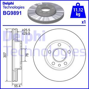 Delphi BG9891 - Bremžu diski adetalas.lv