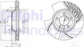 Delphi BG9774 - Bremžu diski adetalas.lv