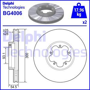 Delphi BG4006 - Bremžu diski adetalas.lv