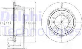 Delphi BG4014 - Bremžu diski adetalas.lv