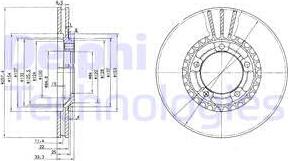 Delphi BG4036 - Bremžu diski adetalas.lv