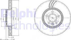 Delphi BG4123 - Bremžu diski adetalas.lv