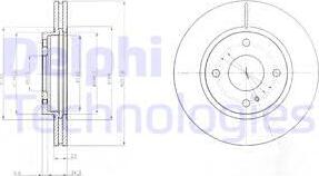 Delphi BG4170 - Bremžu diski adetalas.lv