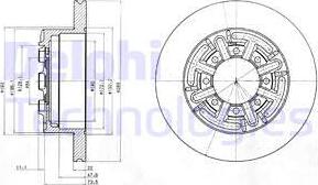 Delphi BG4171 - Bremžu diski adetalas.lv