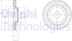 Delphi BG4214 - Bremžu diski adetalas.lv