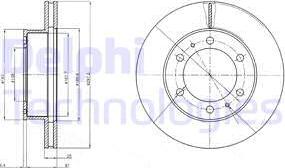 Delphi BG4211 - Bremžu diski adetalas.lv