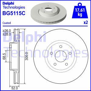 Delphi BG5115C - Bremžu diski adetalas.lv