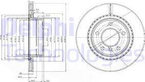 Delphi BG3901 - Bremžu diski adetalas.lv