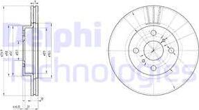 Delphi BG3520 - Bremžu diski adetalas.lv