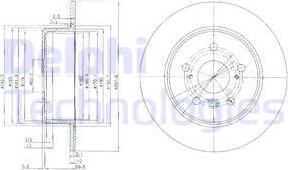 Delphi BG3183 - Bremžu diski adetalas.lv