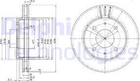 Delphi BG3202 - Bremžu diski adetalas.lv