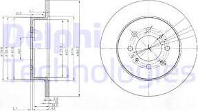 Delphi BG3793 - Bremžu diski adetalas.lv