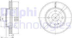 Delphi BG2629 - Bremžu diski adetalas.lv