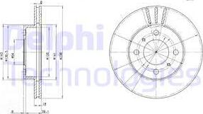 Delphi BG2810 - Bremžu diski adetalas.lv